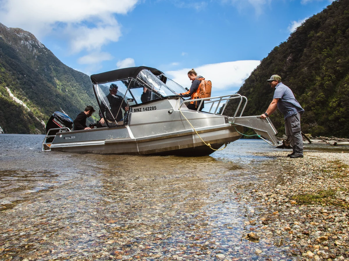 Lake Hankinson Water Taxi for the George Sound Track