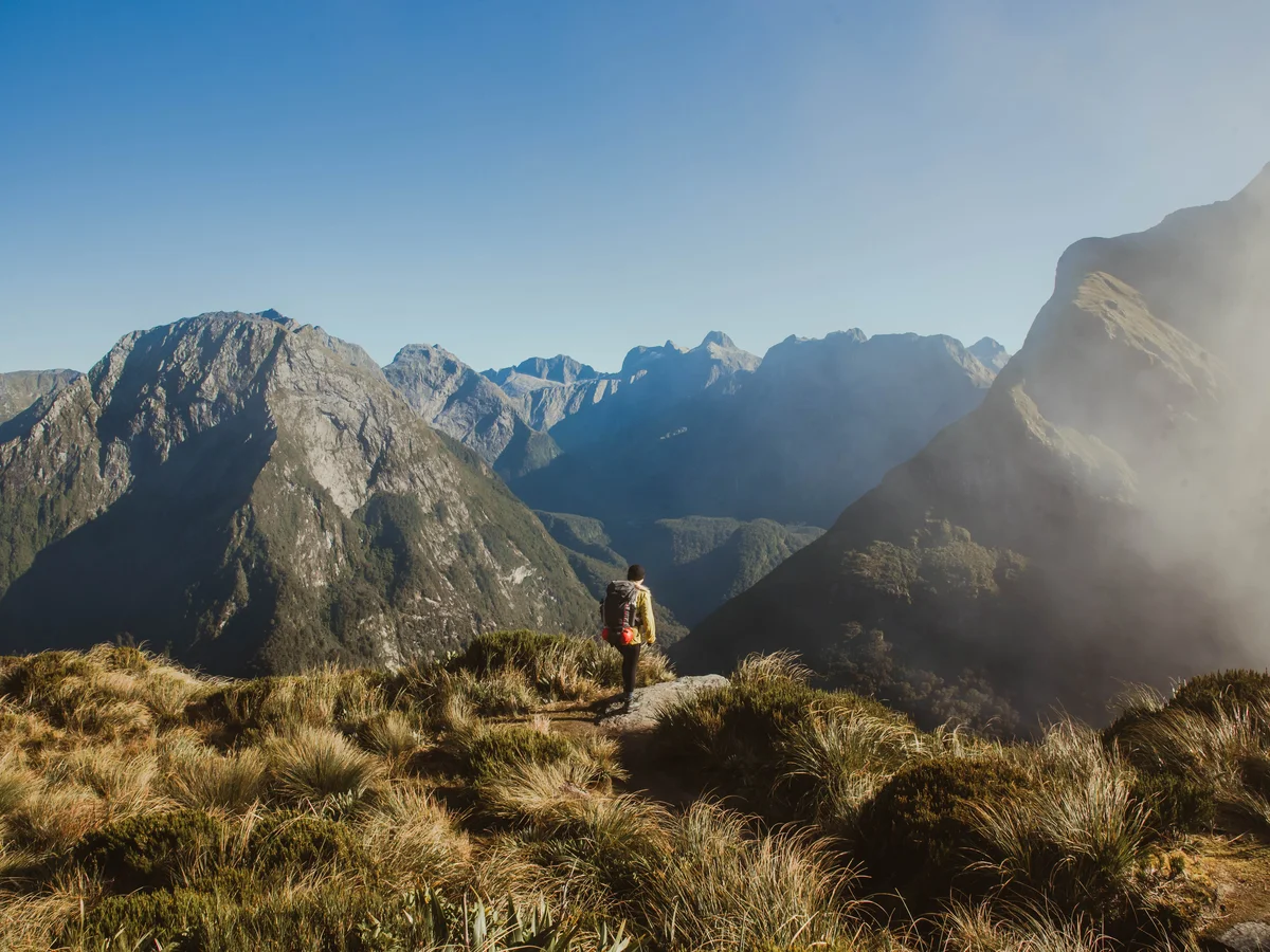 McKinnon Pass on the famous Milford Track with Fiordland Outdoors